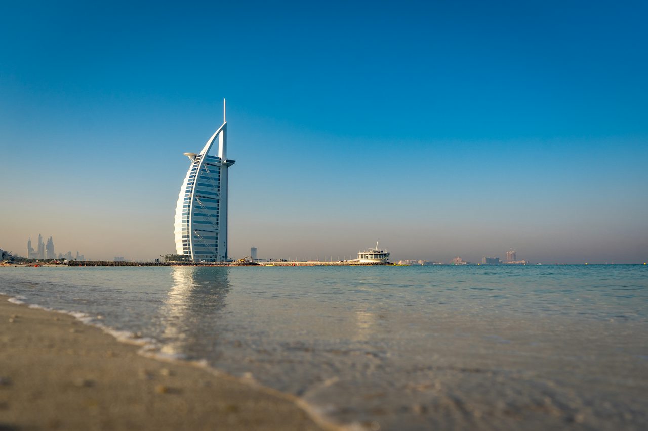Burj Al Arab on the Jumeirah coast, Dubai