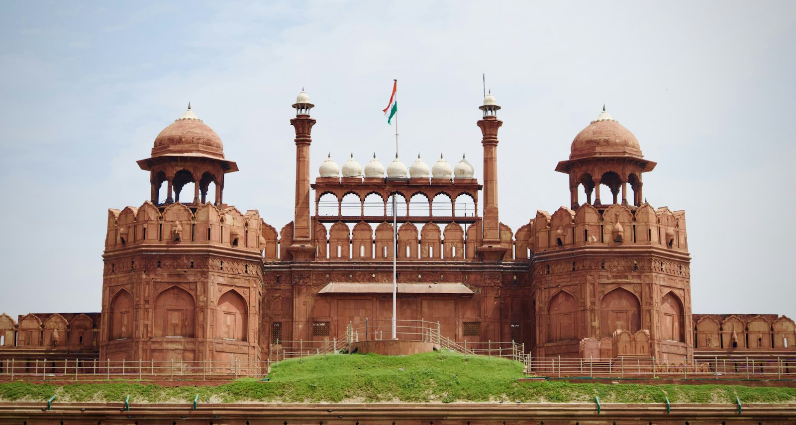 A monument with two towers, New Delhi